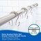 Kenney Mfg Beaded Roller Shower Curtain Double Hooks, Set of 12, Brushed Nickel KN67120V1 - alternate 2